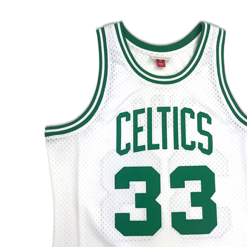 Mitchell & Ness Boston Celtics Larry Bird Swingman Jersey White Upper Left