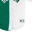 Mitchell & Ness Boston Celtics Split Baseball Jersey Green / White Tag