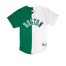 Mitchell & Ness Boston Celtics Split Baseball Jersey Green / White