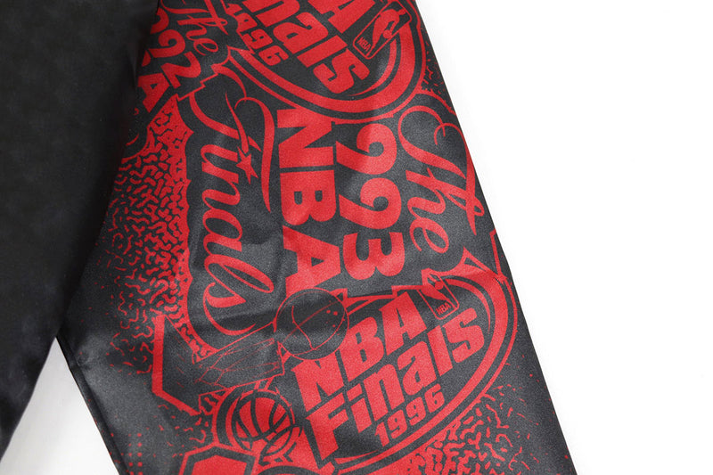 Mitchell & Ness Chicago Bulls Sublimated Baseball Jacket Black Sleeve
