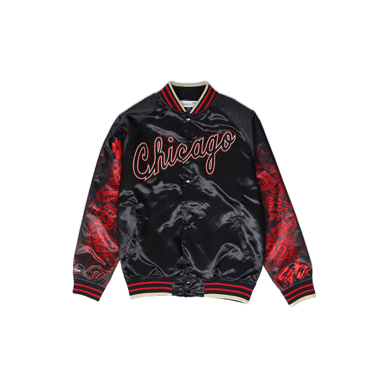 Mitchell & Ness Chicago Bulls Sublimated Baseball Jacket