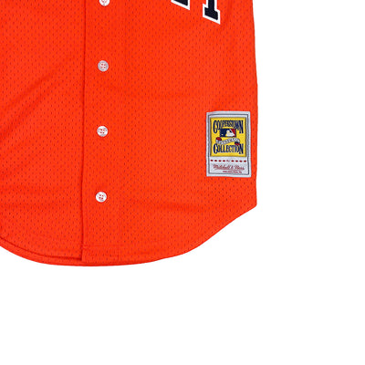 Mitchell & Ness Detroit Tigers Kirk Gibson Baseball Jersey Orange Tag