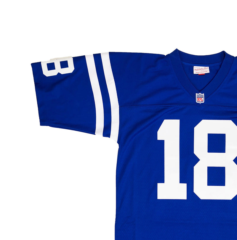 Mitchell & Ness - Indianapolis Colts Peyton Manning Throwback Jersey Blue Neckline