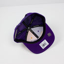 Mitchell & Ness Los Angeles Lakers Division Mesh Snapback Hat Purple & Gold Bottom