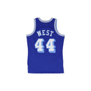 Mitchell & Ness Los Angeles Lakers Jerry West Basketball Jersey Blue Back