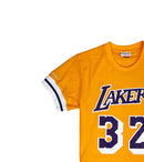 Mitchell & Ness Los Angeles Lakers Magic Johnson Mesh Jersey Gold Neckline