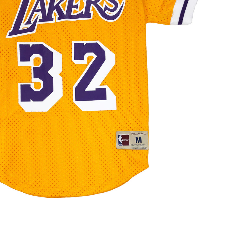 Mitchell & Ness Los Angeles Lakers Magic Johnson Mesh Jersey Gold Trademark
