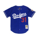 Mitchell & Ness Mike Piazza Los Angeles Dodgers BP BF Jersey Royal Blue