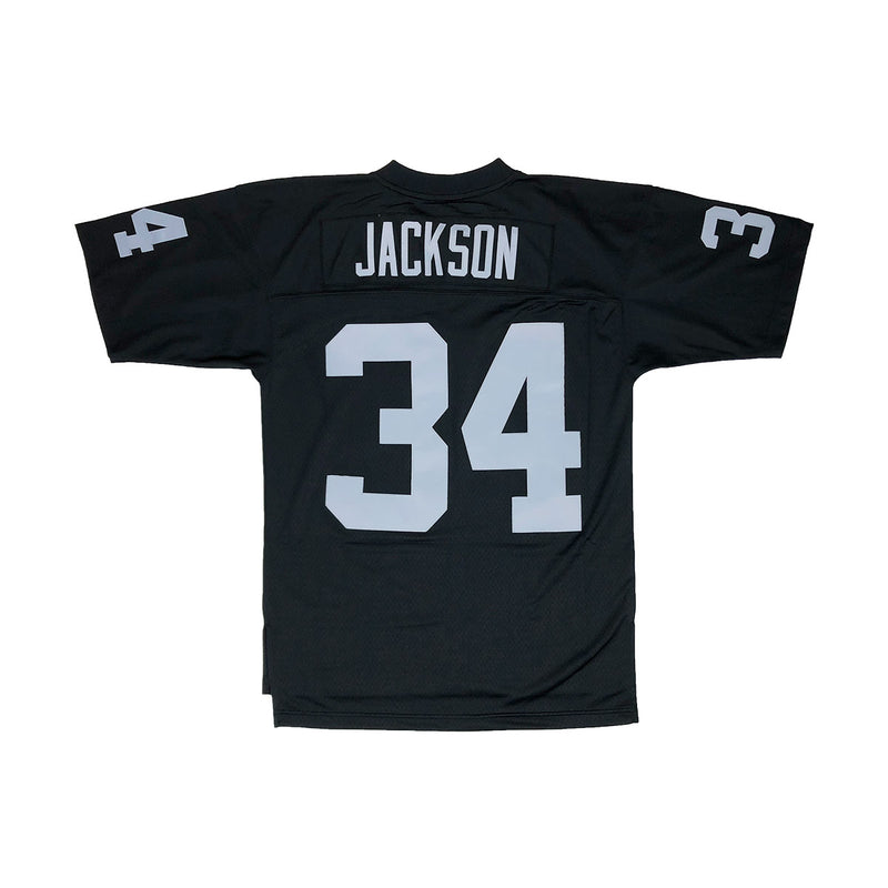 Mitchell & Ness Oakland Raiders Bo Jackson Throwback Jersey Black Back