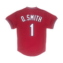 Mitchell & Ness Ozzie Smith St. Louis Cardinals BP Jersey Red Back
