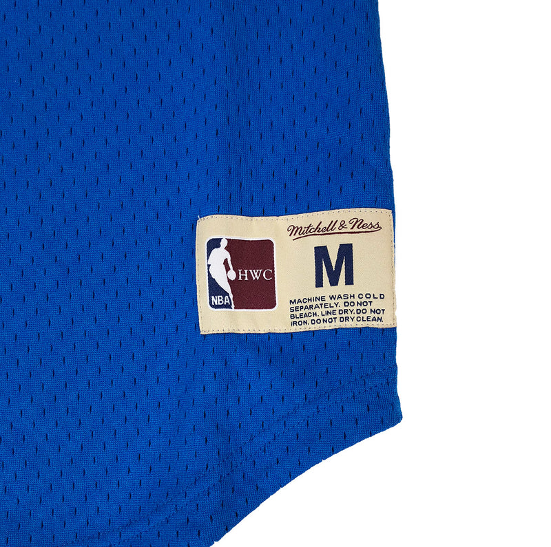 Mitchell & Ness Philadelphia 76ers Allen Iverson Name & Number Mesh Crew Neck Blue Trademark