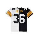 Mitchell & Ness Pittsburgh Steelers Jerome Bettis Throwback Jersey Black & White Back
