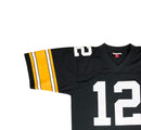 Mitchell & Ness Pittsburgh Steelers Terry Bradshaw Throwback Jersey Black Neckline