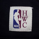 Mitchell & Ness San Antonio Spurs Pullover Hockey Fleece Hoodie Black & Grey Hardwood Classics Patch
