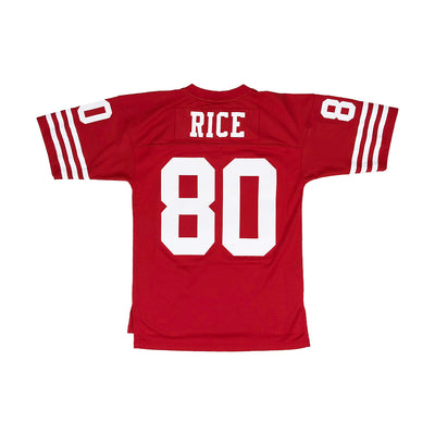 Mitchell & Ness San Francisco 49ers Jerry Rice Throwback Jersey Red Back