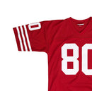 Mitchell & Ness San Francisco 49ers Jerry Rice Throwback Jersey Red Neckline
