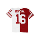 Mitchell & Ness San Francisco 49ers Joe Montana Throwback Jersey Red & White Back