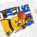 Mitchell & Ness Shaquille O'Neal Slam Magazine T-Shirt White Graphic
