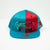 Mitchell & Ness Vancouver Grizzlies Division Mesh Snapback Hat Teal / Red Front