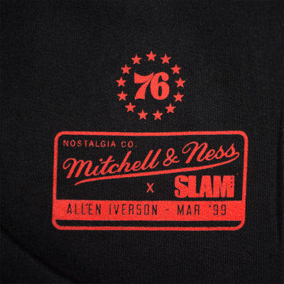 Mitchell & Ness SLAM Allen Iverson Hoody Black Tag