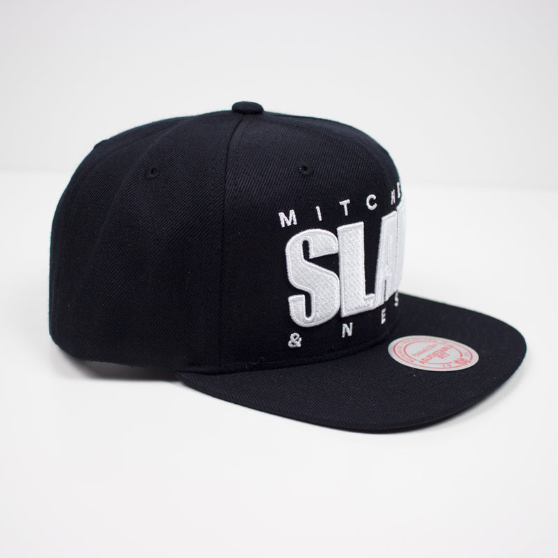 Mitchell & Ness SLAM Snapback Hat Black