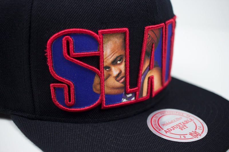 Mitchell & Ness SLAM Vince Carter Snapback Hat Black Slam Cover
