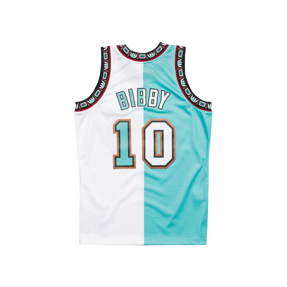 Mitchell & Ness Vancouver Grizzlies #10 Mike Bibby ocean Swingman Jersey