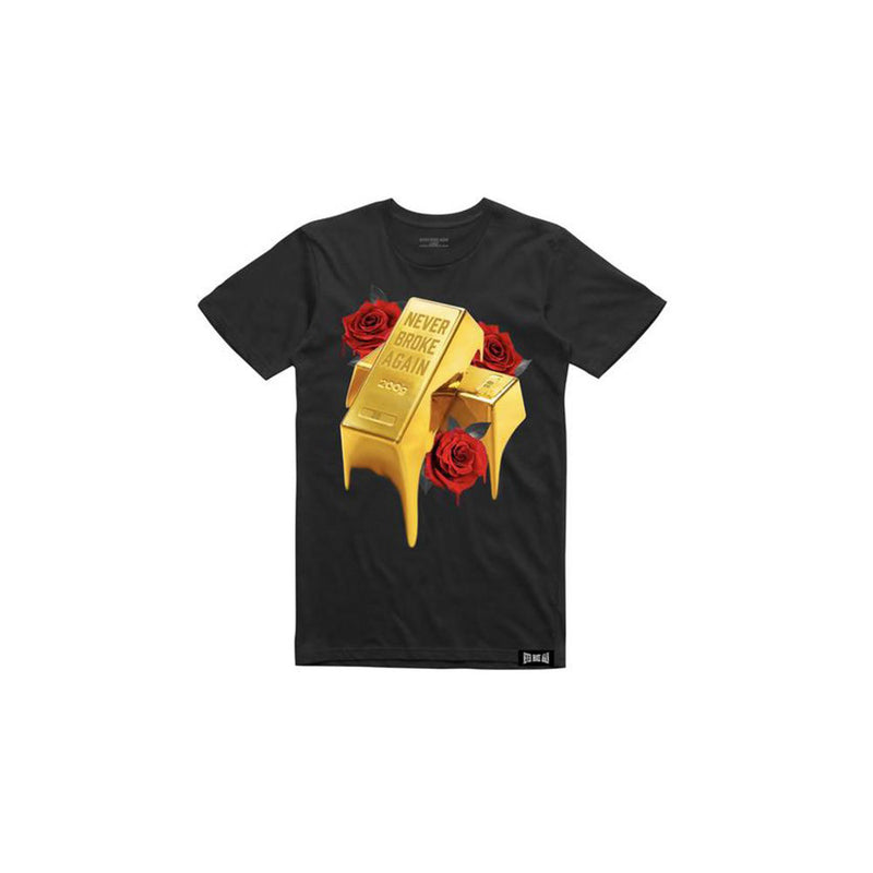 NBA Youngboy Men's Gold Drip T-Shirt Black