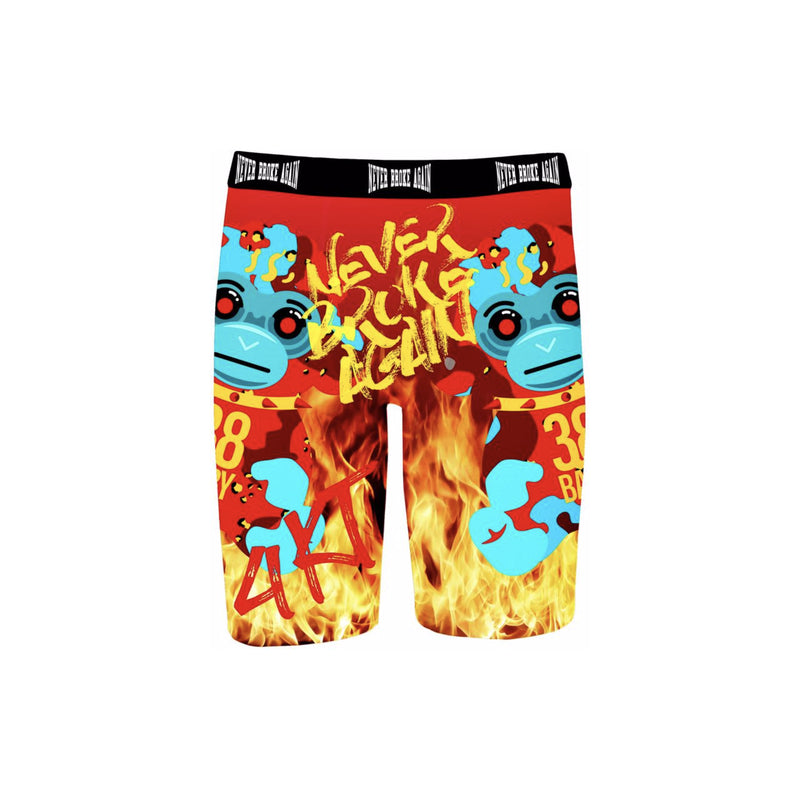 NBA Youngboy 4KT Flames Men's Boxers Assorted