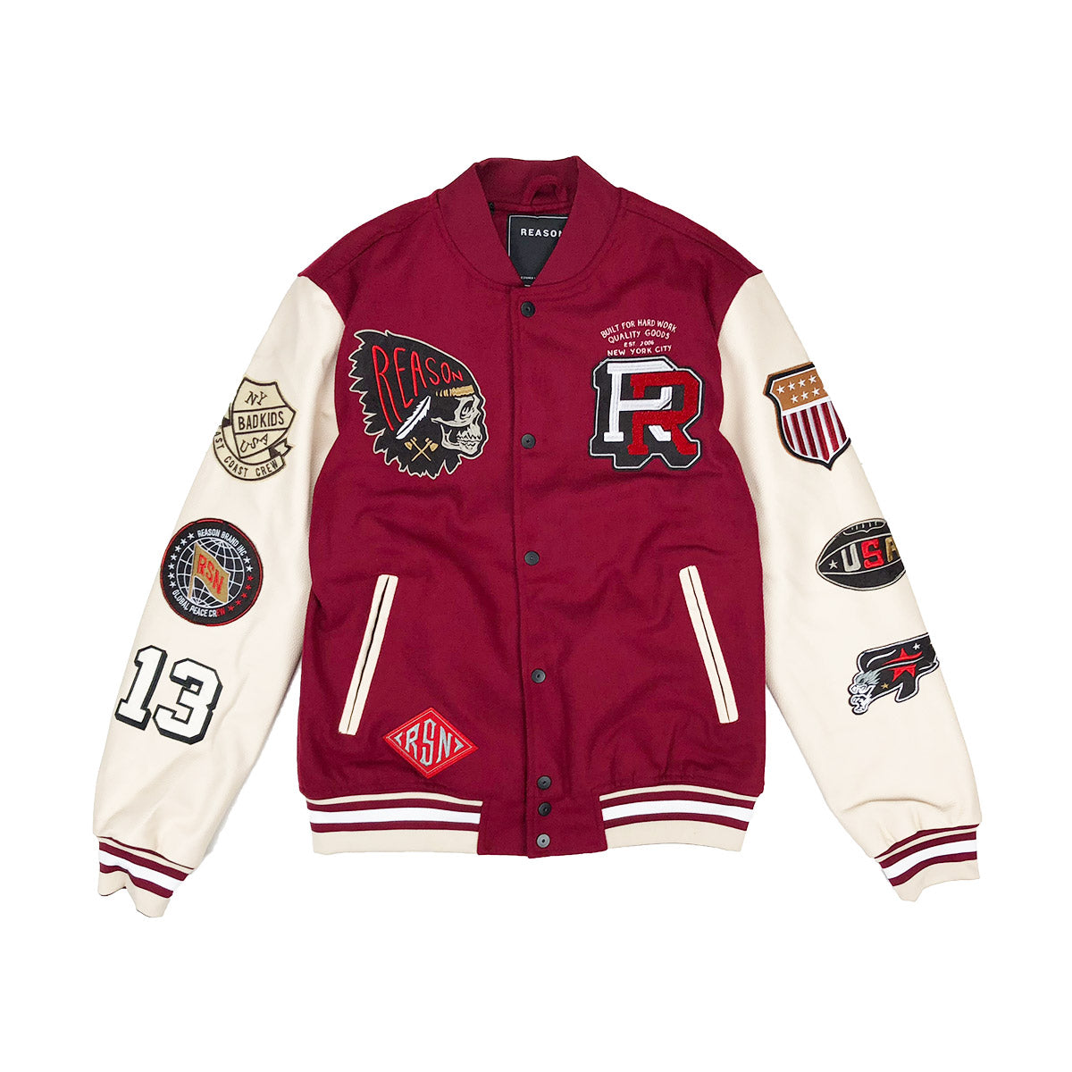 Red Chosen-Few Varsity Jacket – GrindHarddApparel