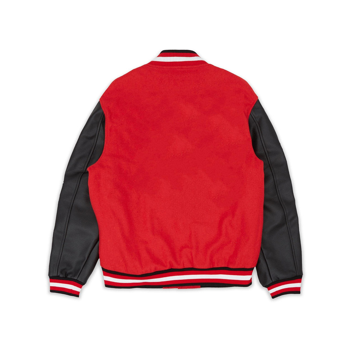Louis Vuitton Tricolor Bouclé Tweed Varsity Jacket , Red, 34