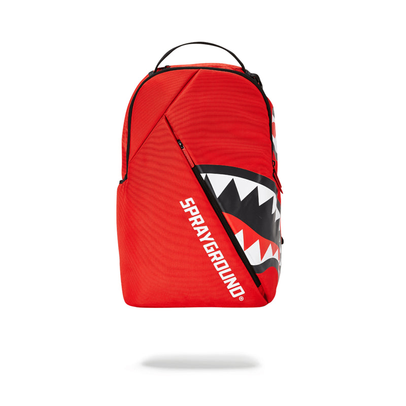 Sprayground Angled Shark Backpack Red