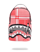 Sprayground Arabia Knit Shark Backpack Red Front
