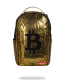 Sprayground Bitcoin Bag Gold
