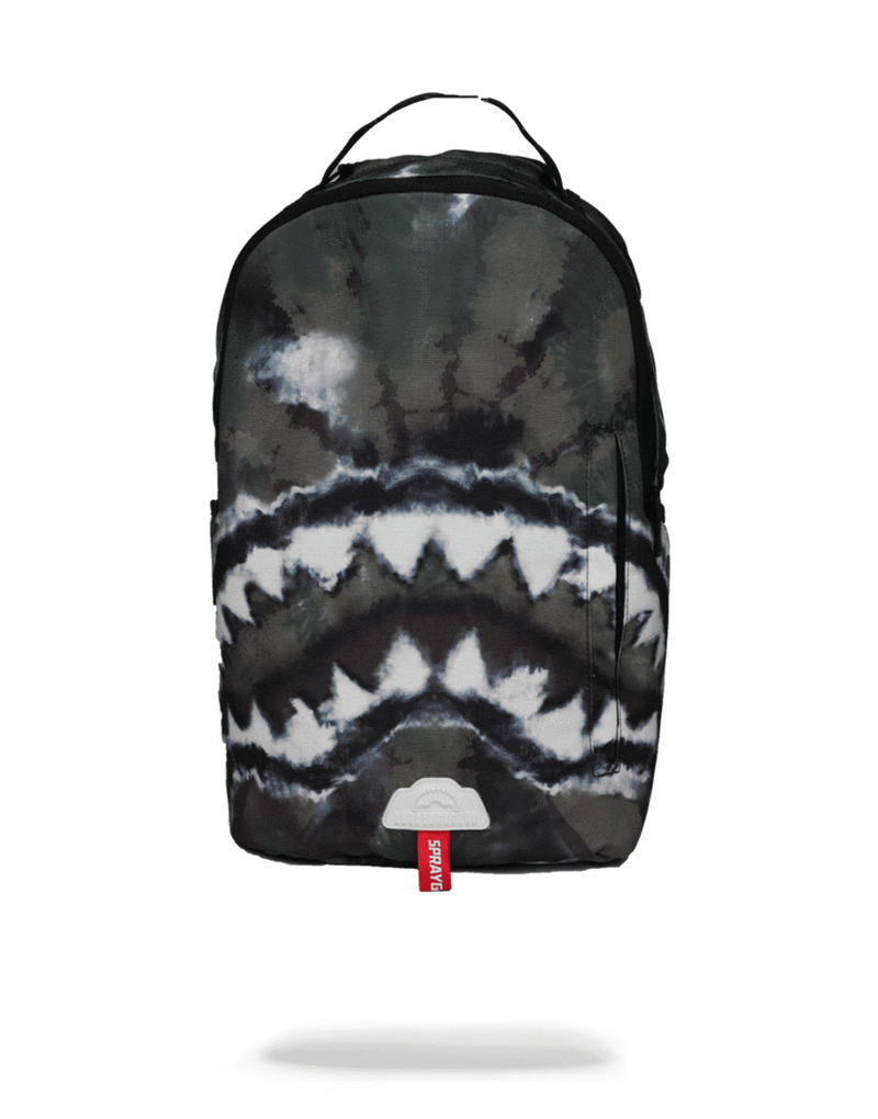 Sprayground Camo Tie Dye Shark Backpack Front