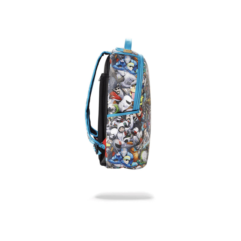 Sprayground Fortnite 100 DLX Backpack Blue Side