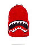 Sprayground Fur Monster Backpack Red Front