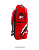 Sprayground Fur Monster Backpack Red Side