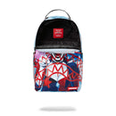 Sprayground Harley Quinn Shark Backpack Blue Opened