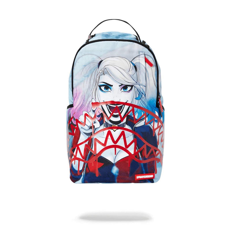 Sprayground Harley Quinn Shark Backpack Blue