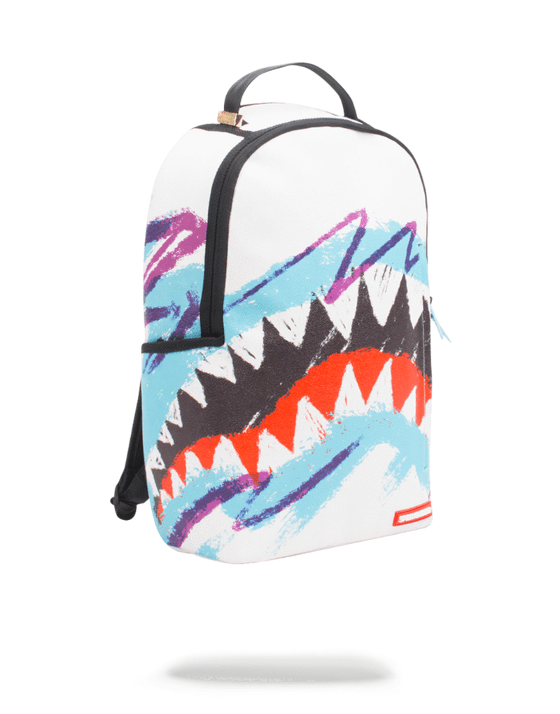 Sprayground Java Shark Backpack White