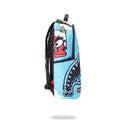 Sprayground Mega Man Destroyer Shark Backpack Blue Side