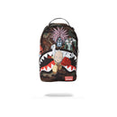 Sprayground One Punch Man Backpack Woodland Camo Front