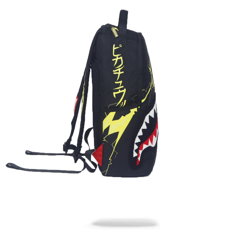 Sprayground Pikachu Shark Backpack Black Side