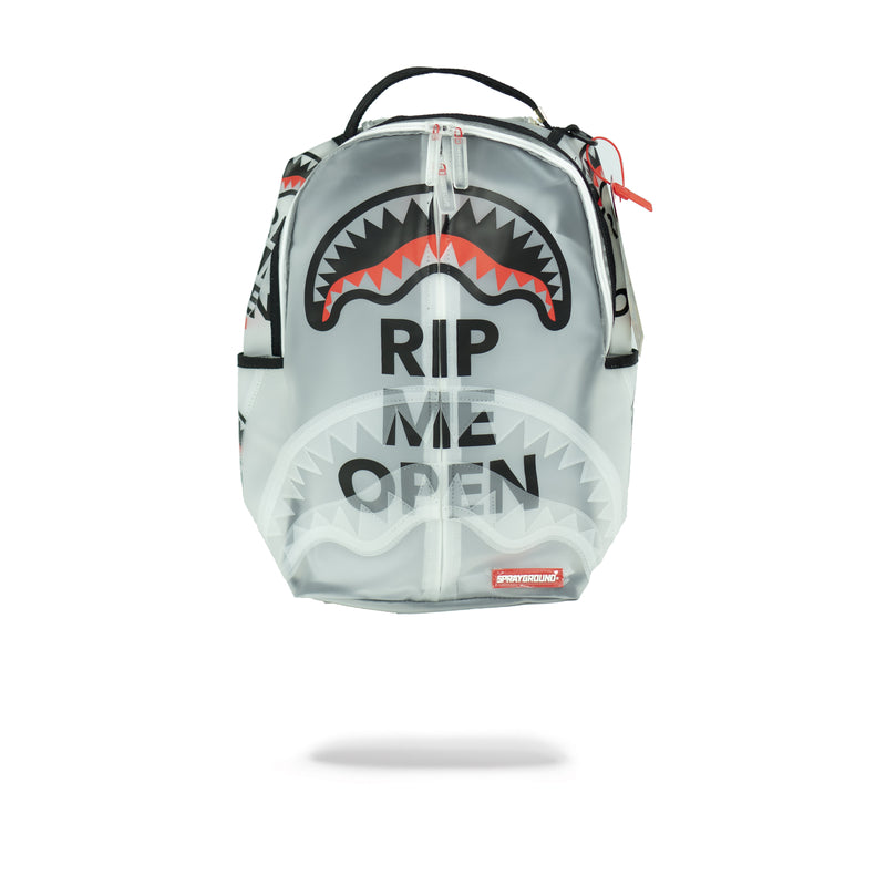 RIP ME OPEN BACKPACK (FROSTED TRANSPARENT) – SPRAYGROUND®