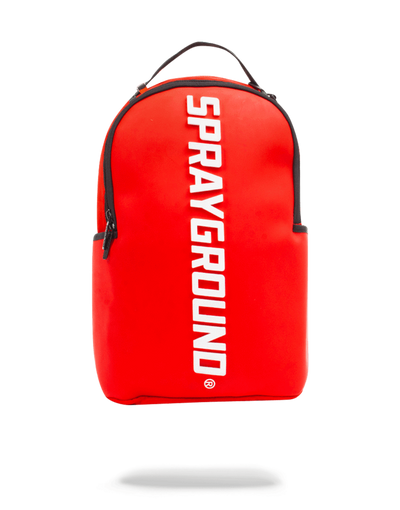 Sprayground Rubber Logo Backpack Red Front
