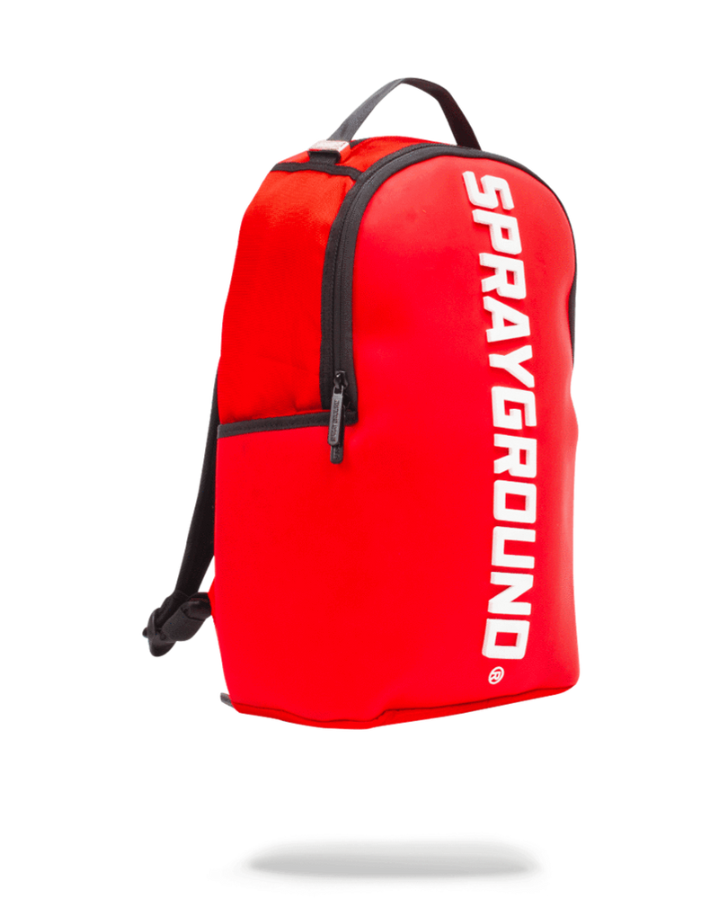 Sprayground Rubber Logo Backpack Red