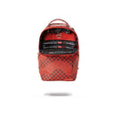 Sprayground Sharks In Paris Backpack Checkered Red Opened