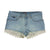 Superdry Lace Trim Hot Short Canyon Tint